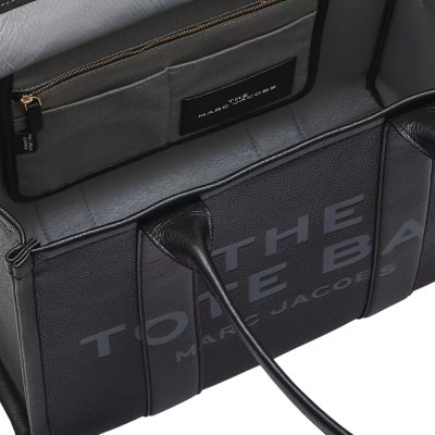 THE LEATHER LARGE TOTE BAG